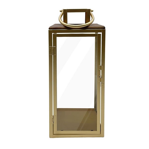 Mixed Material Brass Lantern Unbranded