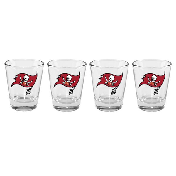 The Memory Company Tampa Bay Buccaneers 4-Pack 2oz. Shot Glass Set The Memory Company