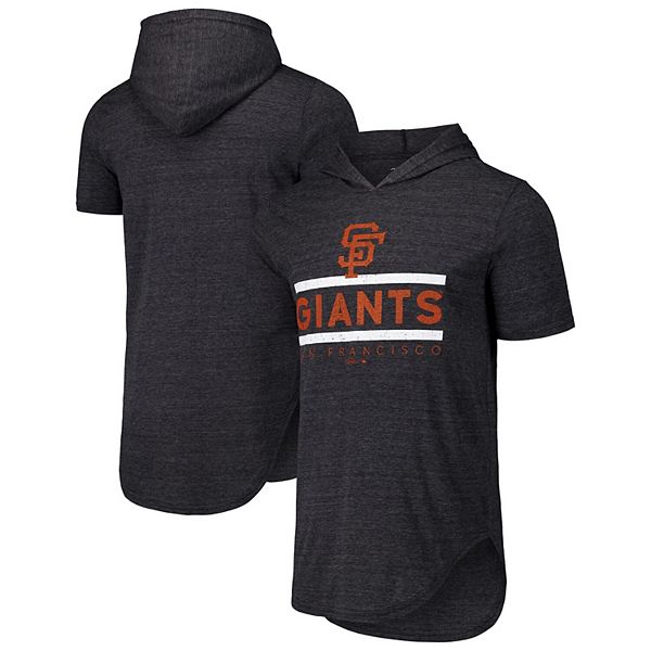 Мужская черная трикотажная футболка-худи San Francisco Giants от Majestic Threads Majestic Threads