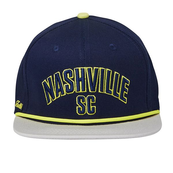 Унисекс кепка Snapback с вышивкой Nashville SC, 100% хлопковая, регулируемый размер Live Breathe Futbol