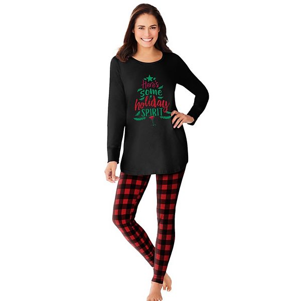 Dreams & Co. Women's Plus Size 2-Piece Pj Legging Set Dreams & Co.