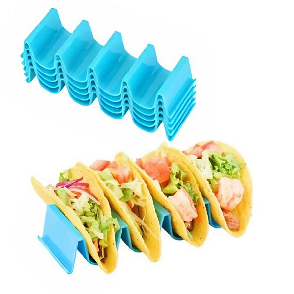 Durable Wave Shape Taco Holder Set 4 Pcs Kitcheniva