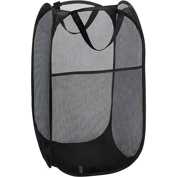 Foldable Mesh Popup Hamper Laundry Basket Kitcheniva