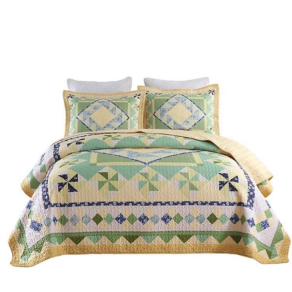 Marcielo 3 Pcs Summer Lightweight Quilt Bedspread Set MarCielo