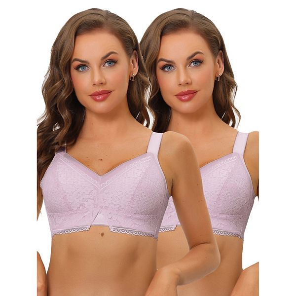 Женский Бюстгальтер ALLEGRA K Лифчик с Кружевом 2-Pack ALLEGRA K