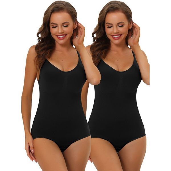 Женская Базовая майка ALLEGRA K 2packs Body Shaper Thong ALLEGRA K