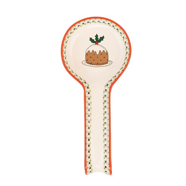 Cath Kidston Dolly Rose Spoon Rest Christmas Pudding Cath Kidston