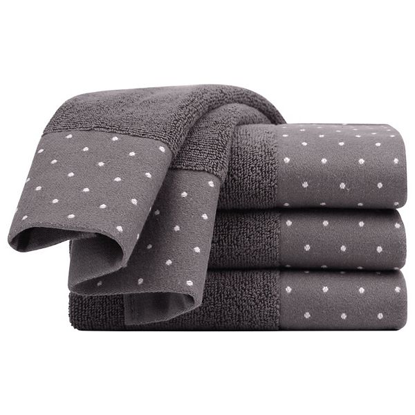 4 Pcs Cotton Soft Hand Towel Set 14" X 30"for Bathroom PiccoCasa