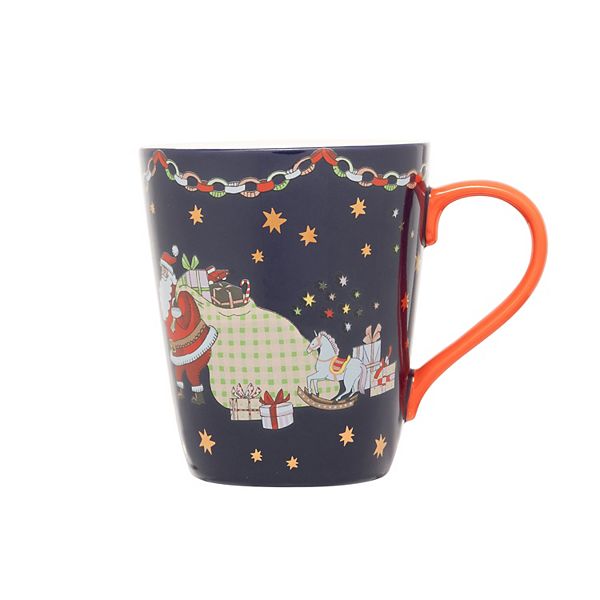 Cath Kidston Navy Santa Stanley Mug Cath Kidston