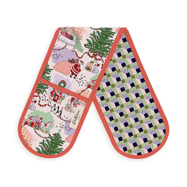 Cath Kidston Christmas Ditsy Double Oven Glove Cath Kidston