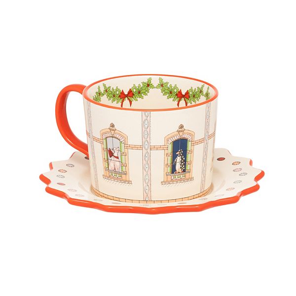 Cath Kidston Dolls House Teacup & Saucer Cath Kidston