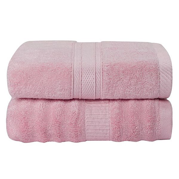 Bath Towels 2pcs Ribbed Luxury Bath Towel Set For Bathroom Super Soft And Absorbent PiccoCasa