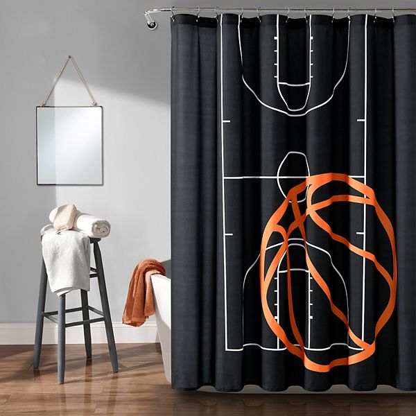 Lush Decor Basketball Game Shower Curtain Lush Décor