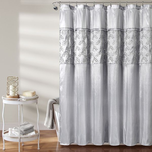 Lush Decor Maria Gray Shower Curtain Lush Décor