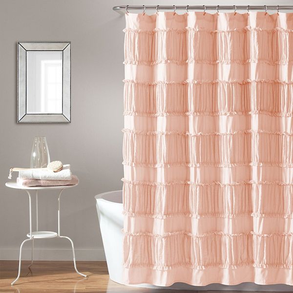 Lush Decor Nova Ruffle Shower Curtain Lush Décor