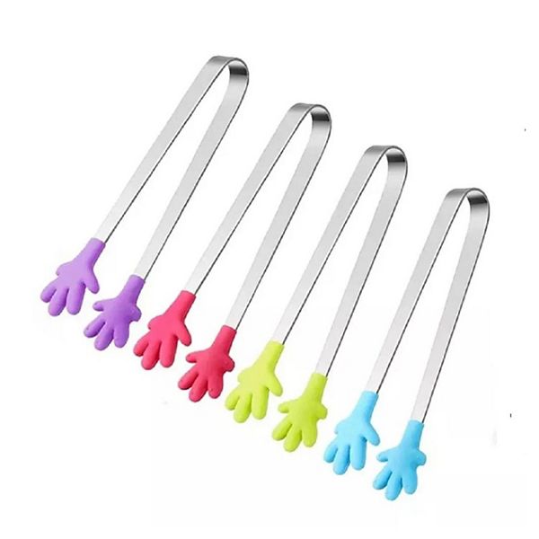 Silicone Mini Tongs Set 5" 4 Pcs Kitcheniva