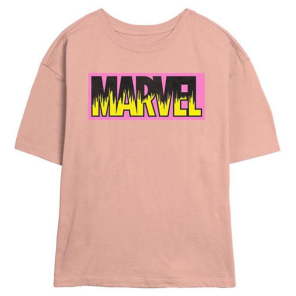 Женская Футболка Marvel Neon Logo Skimmer Marvel