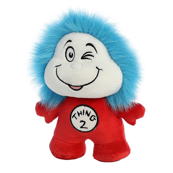 Aurora Small Red Dr. Seuss Dood Plushie 8.5 Thing One & Two Double Whimsical Stuffed Animal Aurora