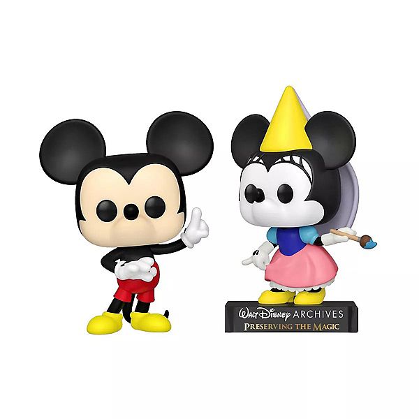 Funko Pop! 2 Pack Disney - Minnie & Mickey Mouse #1110 #1187 Funko