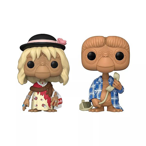 Funko Pop! 2 Pack E.t The Extraterrestrial: In Disguise & In Robe #1253, #1254 Funko