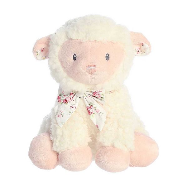 ebba - Small Pink Blessing Lamb - 9" Girl Lamb - Playful Baby Stuffed Animal Ebba