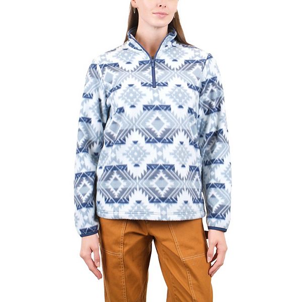 Женская Повседневная куртка Mountain And Isles Quarter Zip Printed Polar Fleece Mountain And Isles