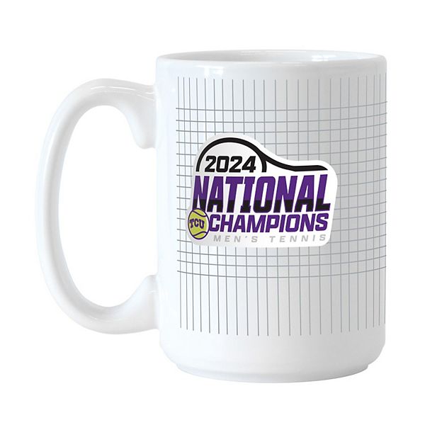 TCU Horned Frogs 2024 NCAA Men's Tennis National Champions 15oz. Sublimated Mug Logo Brand