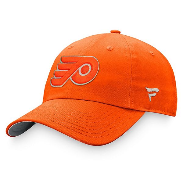 Ярко-оранжевая кепка Philadelphia Flyers с вышивкой и регулируемым ремешком, низкий купол Fanatics Brands - White Label