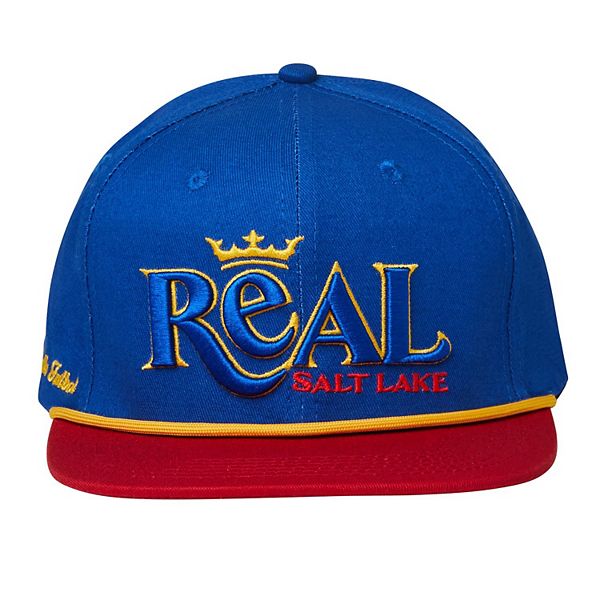 Унисекс синяя кепка Snapback с вышивкой Real Salt Lake, регулируемого размера Live Breathe Futbol