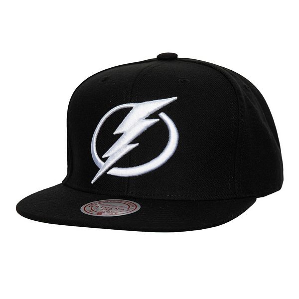 Кепка Mitchell & Ness Черная Tampa Bay Lightning Core Top Spot Snapback Mitchell & Ness