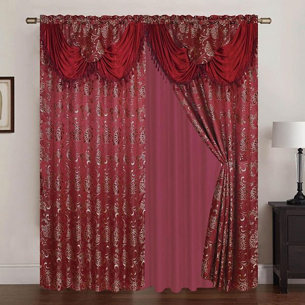 Clayton Two Pack Double Panel Elegant Thermal Insulated Grommet Curtain Panels RT Design