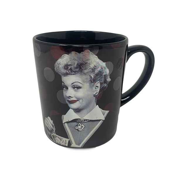 "i Love Lucy" Black Metallic Mug Luxury Home Goods