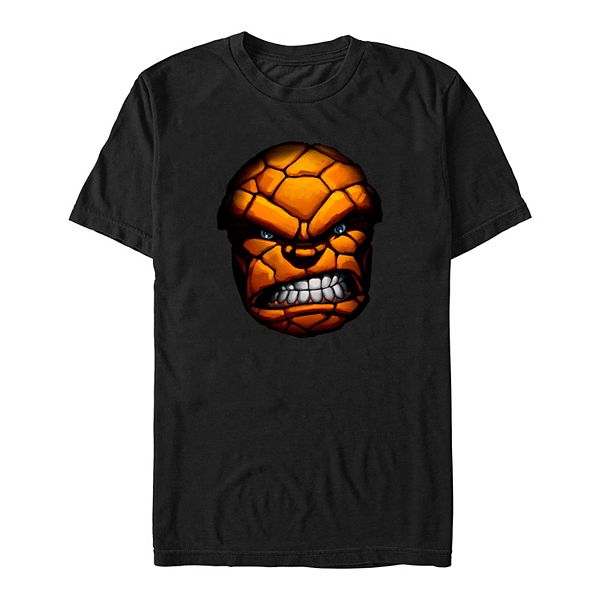 Мужская Футболка Marvel Fantastic Four The Thing Angry Face Graphic Tee Marvel