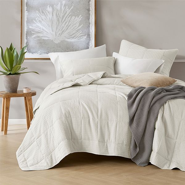 510 Design Mina Waffle Weave Textured Quilt Set 510 Design