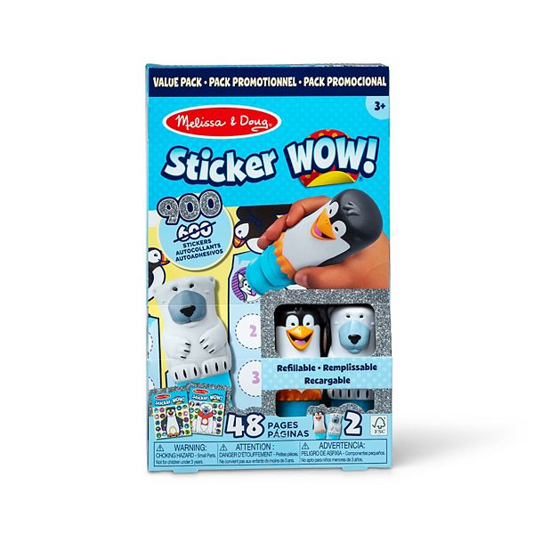 Melissa & Doug Sticker WOW!® Activity Pads & Sticker Stampers Winter Value Pack Melissa & Doug