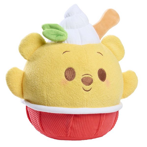 Just Play Disney Munchlings Squeeze-A-Munch Large Lemon Mint Shaved Ice Winnie the Pooh Plush Just Play