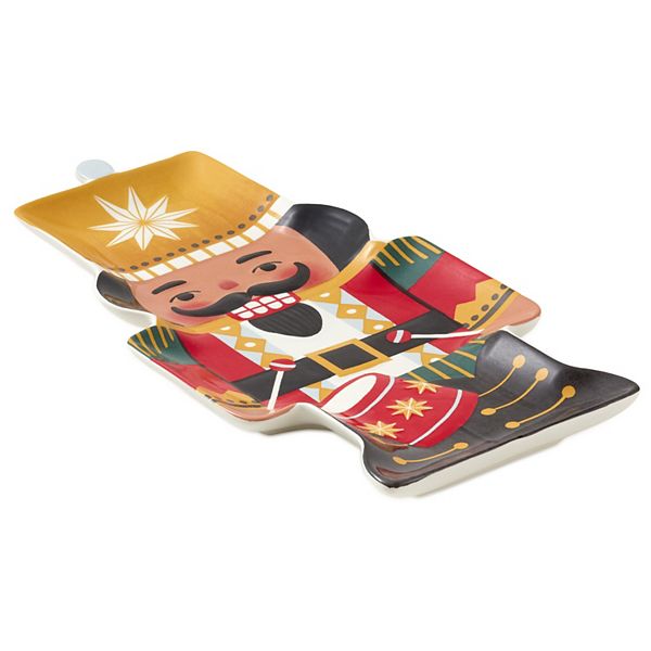 Hallmark Nutcracker-Shaped Ceramic Serving Platter Hallmark