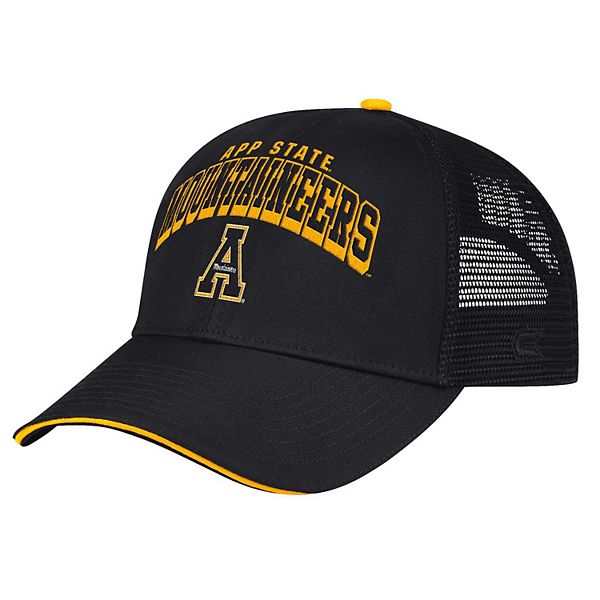 Кепка Colosseum Wyatt Primary Team черная Appalachian State Mountaineers Colosseum