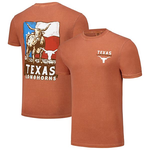 Мягкая хлопковая футболка Texas Longhorns с логотипом для всех Image One