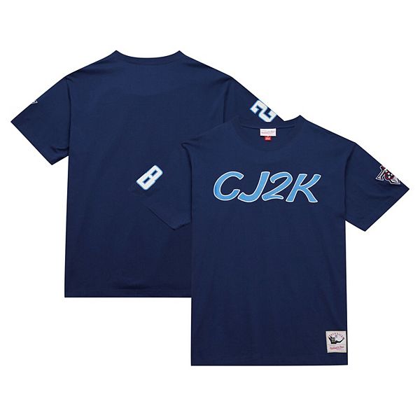 Мужская Футболка Mitchell & Ness Chris Johnson Navy Tennessee Titans Mitchell & Ness