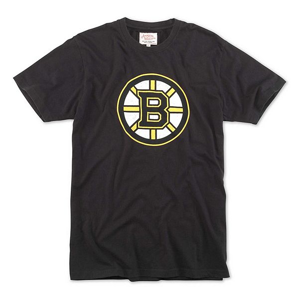 Мужская Футболка American Needle Black Boston Bruins Brass Tacks American Needle