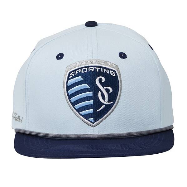 Универсальная светло-голубая кепка Snapback Sporting Kansas City, регулируемого размера Live Breathe Futbol