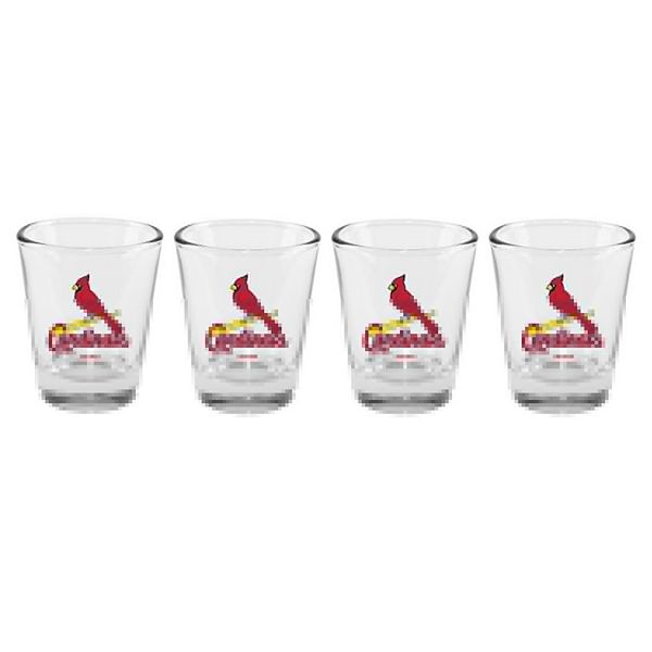 The Memory Company St. Louis Cardinals 4-Pack 2oz. Shot Glass Set The Memory Company