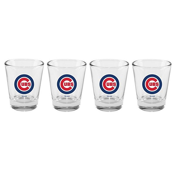 The Memory Company Chicago Cubs 4-Pack 2oz. Shot Glass Set The Memory Company