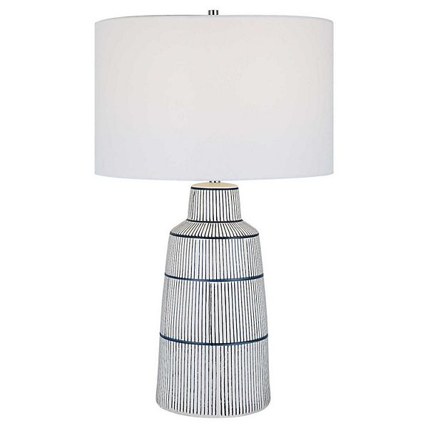 Uttermost Breton Nautical Stripe Table Lamp Uttermost