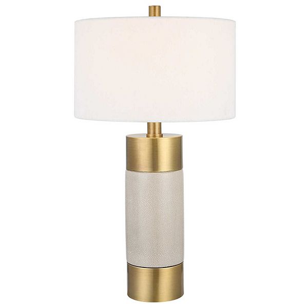 Uttermost Adelia Ivory & Brass Table Lamp Uttermost