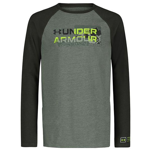 Детская Футболка Under Armour Mountain Wordmark Logo Raglan Under Armour