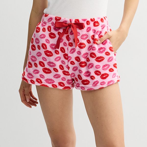 Juniors' Harper & Ivy Plush Pajama Shorts Harper & Ivy