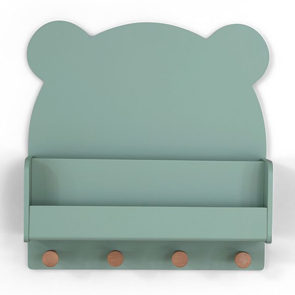 Baby Gap® Brannan Bear Wall Shelf with 4 Hooks Baby Gap