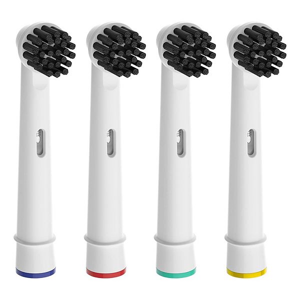 Pursonic Replacement Toothbrush Heads Charcoal Infused Bristles Compatible With Oral B Pursonic